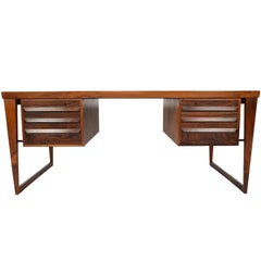 Kai Kristiansen Model 70 Rosewood Executive Desk 3