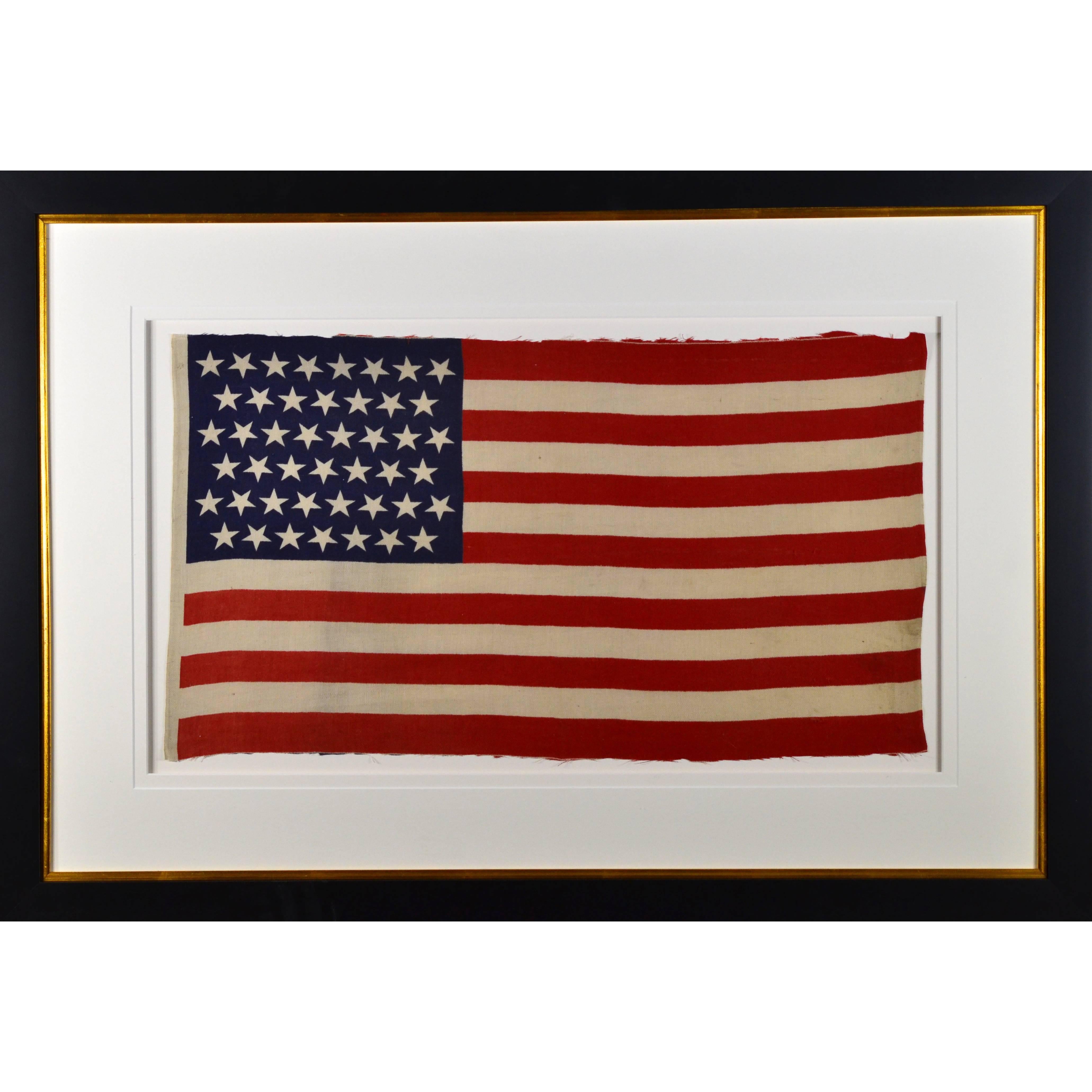 Antique 45 Star American Flag, circa 1896 For Sale