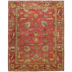 Large Antique Red All-Over Oushak