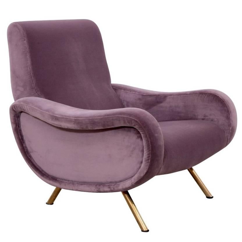 Lady Chair by Marco Zanuso for Arflex in New Upholstery