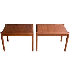 Pair of Teak Side Tables by Sven Ivar Dysthe for Dokka Møbler