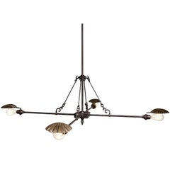 Frink Four Shell Chandelier