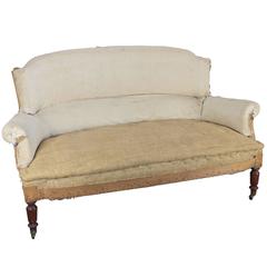 Small French Settee in Muslin