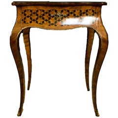 Retro Inlaid Dressing Table, Second Half of the 20th Century