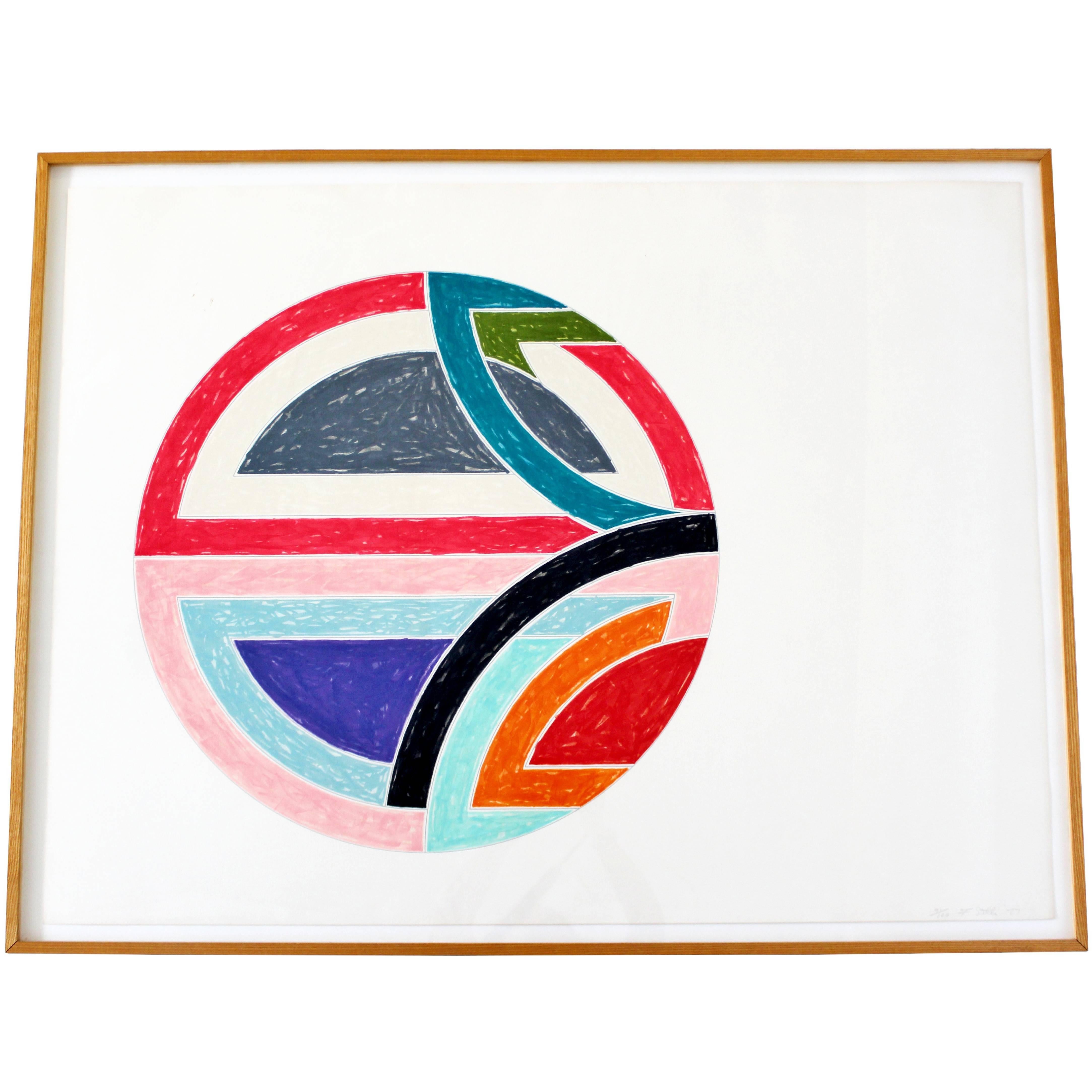 Contemporary Frank Stella Sinjerli Variations 1A Signed Lithograph 1977 9/100