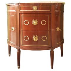 Crescent-Shaped Chest of Drawers, Second Half of the 20th Century