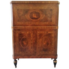 Inlaid Secretaire, Second Half of the 20th Century