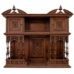 Inlaid Wooden Cabinet, Second Half of the 20th Century