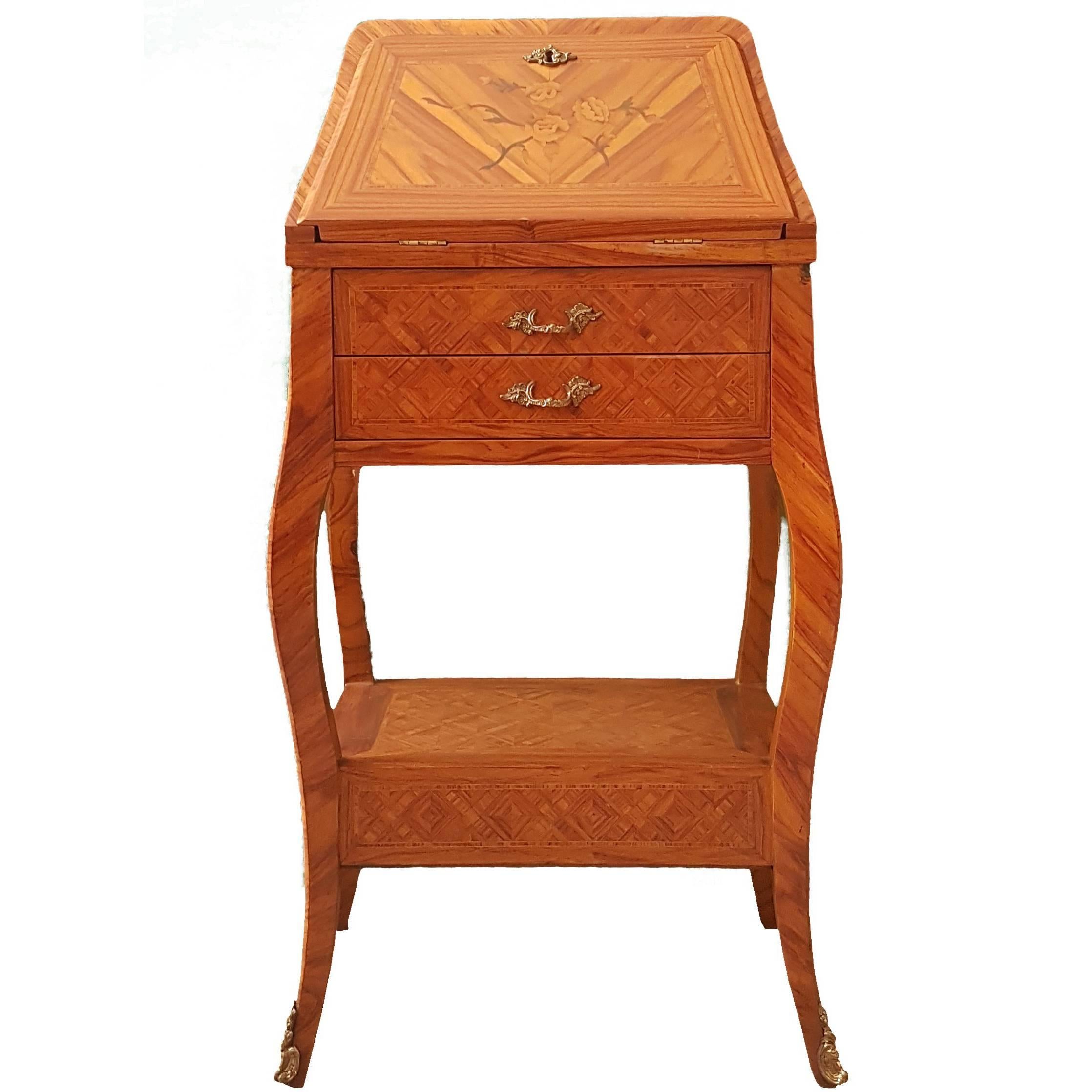 Small Wooden Side Table, Second Half of the 20th Century