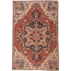 Antique Persian Serapi Rug 6
.9 x 10
.5