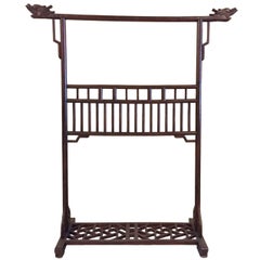 Antique Extra Large Garment Towel Rack