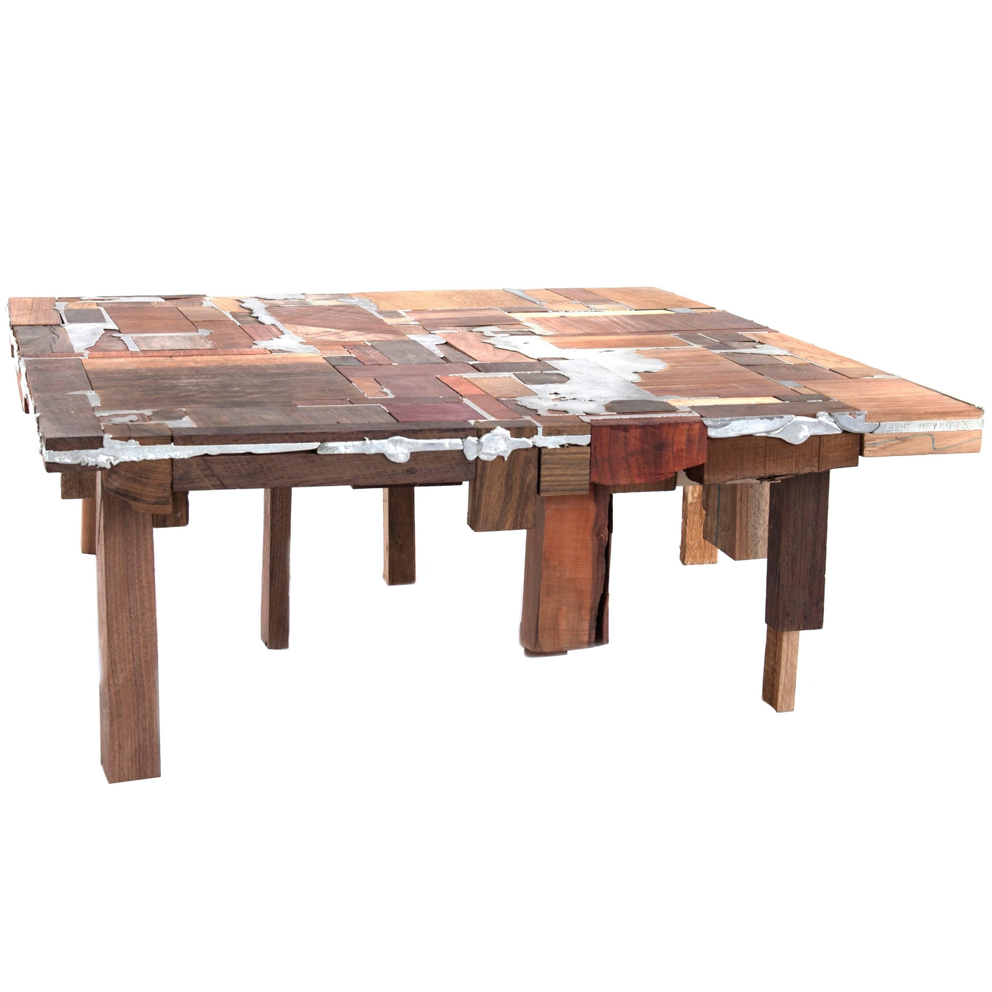 Bits of Wood Coffee Table by Pepe Heykoop For Sale