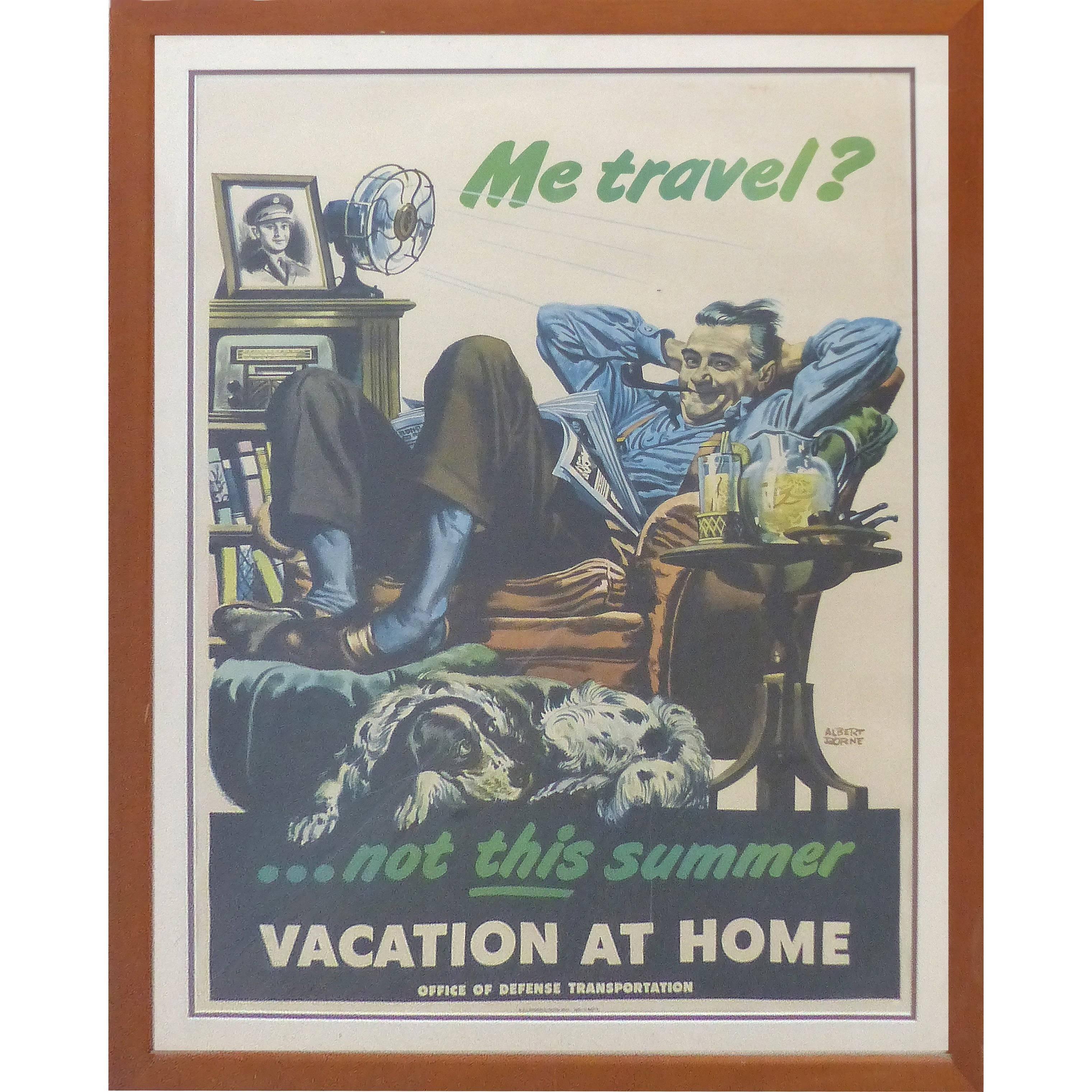 1945 American Department of Transportation Poster by Albert Dorne