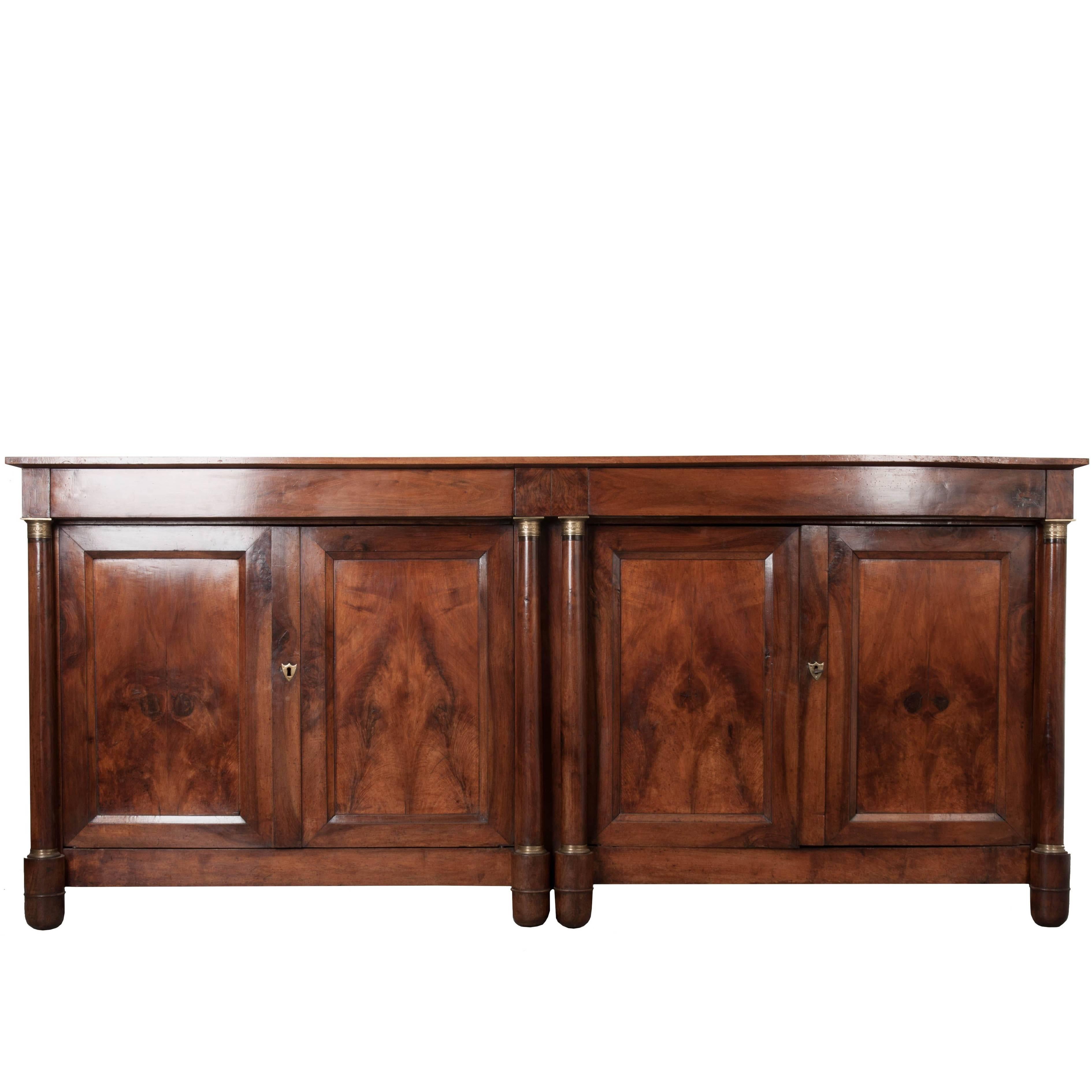 French 19th Century French Walnut Enfilade