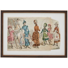 Antique 19th Century English Color Illustration
