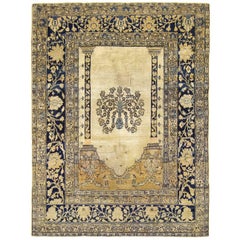 19th Century Persian Tabriz Prayer Rug