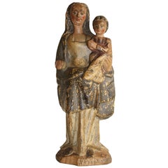 Madonna with Child, Flemish/Spanish, 17th Century