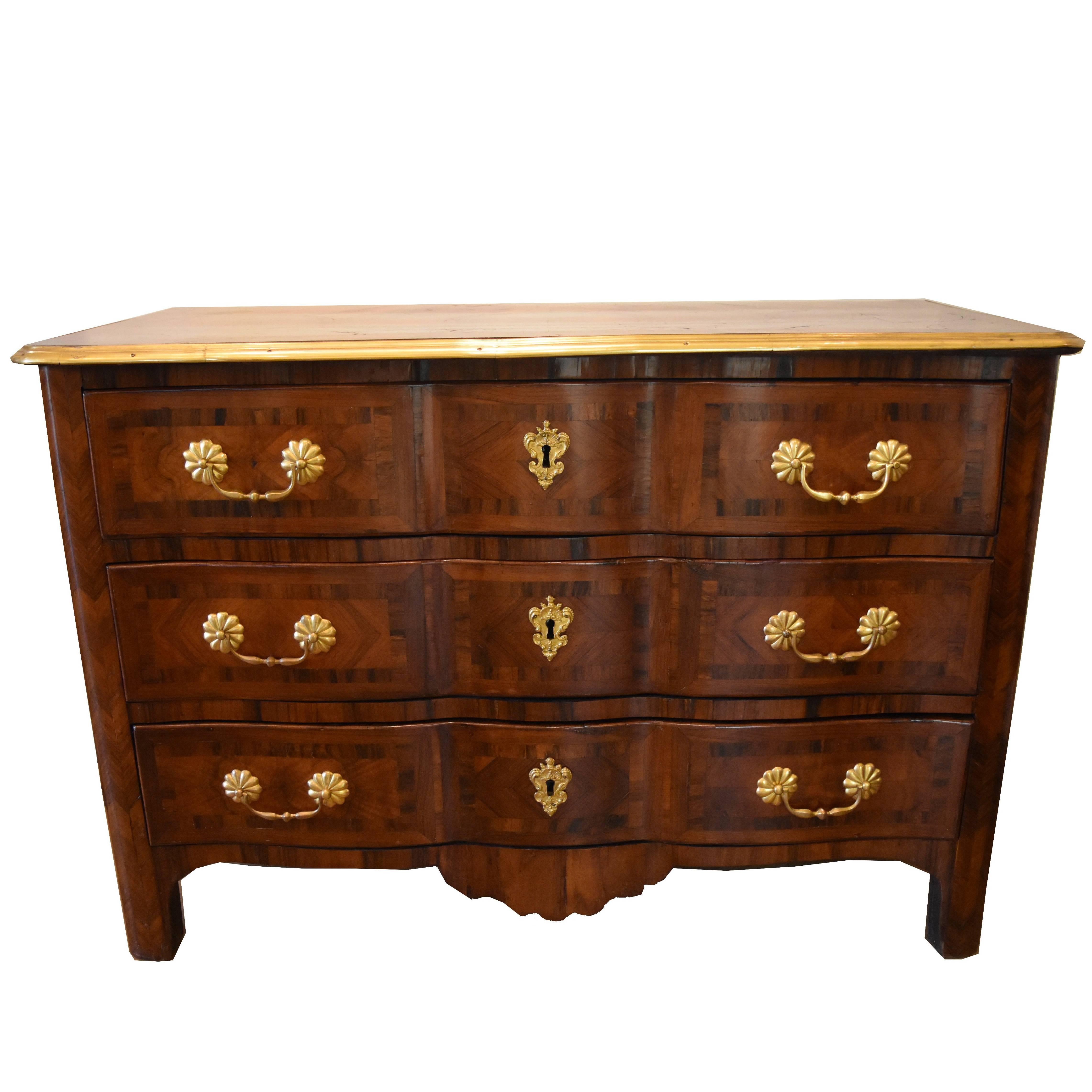 18th Century French Parquetry Commode