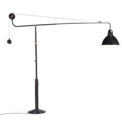 Architect's Lamp, Model 1900 on Stand, Telescopic, Turning at 340 °
