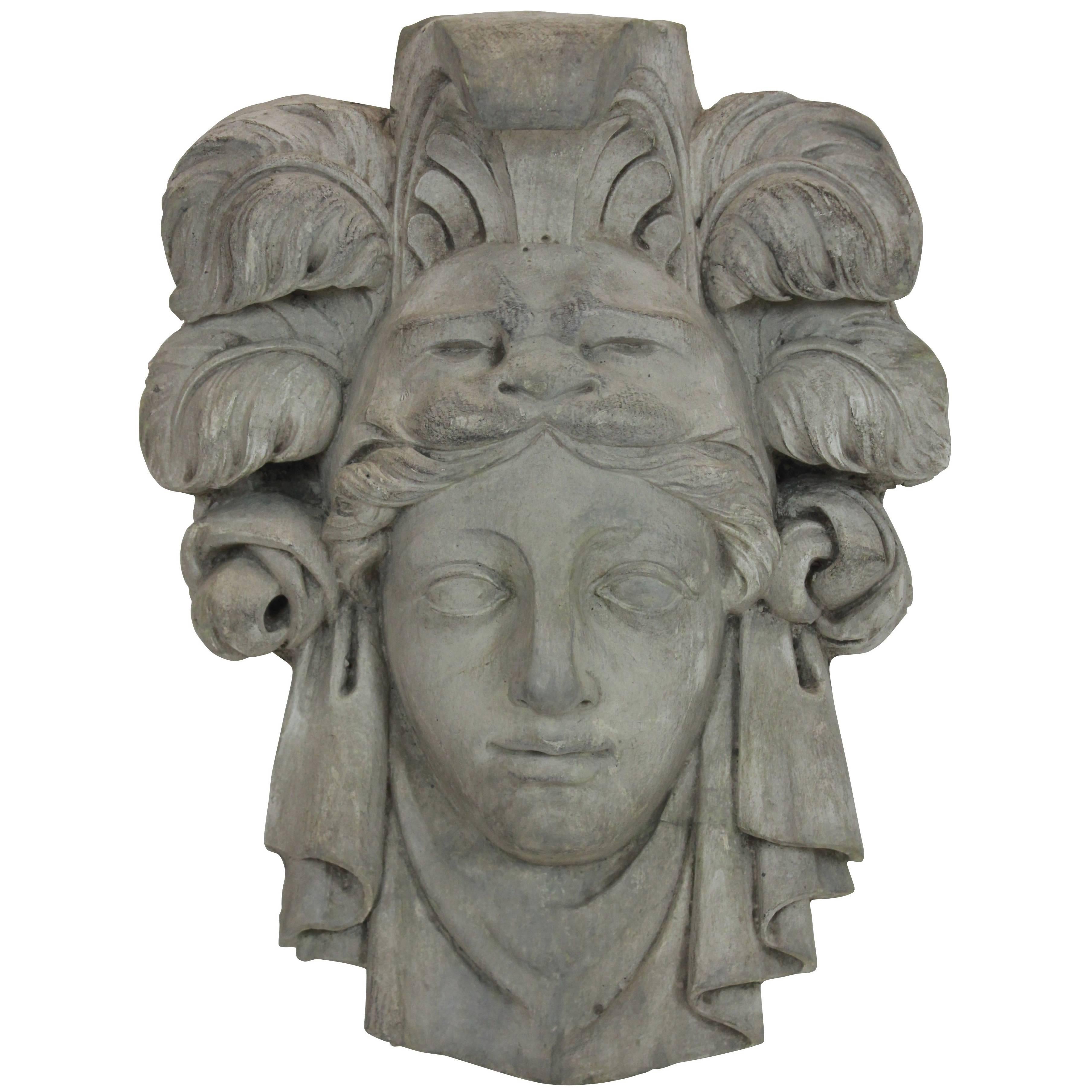 Plaster Relief of a Roman Goddess