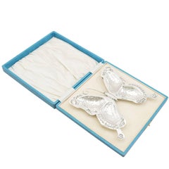 1910s Arts 
Crafts Style Sterling Silver Presentation Hors D
Oeuvres Dish