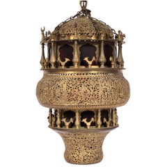 Antique Middle Eastern Lantern Fixture