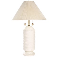 Mid-Century Artichoke Leaf Lamp