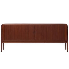 Danish Modern Finn Juhl Sideboard with Tambour Doors