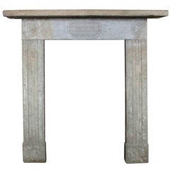 Late Georgian 18th Century Stone Fire Surround