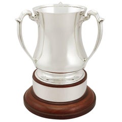 1929 Antique George V Sterling Silver Tyg Presentation Cup