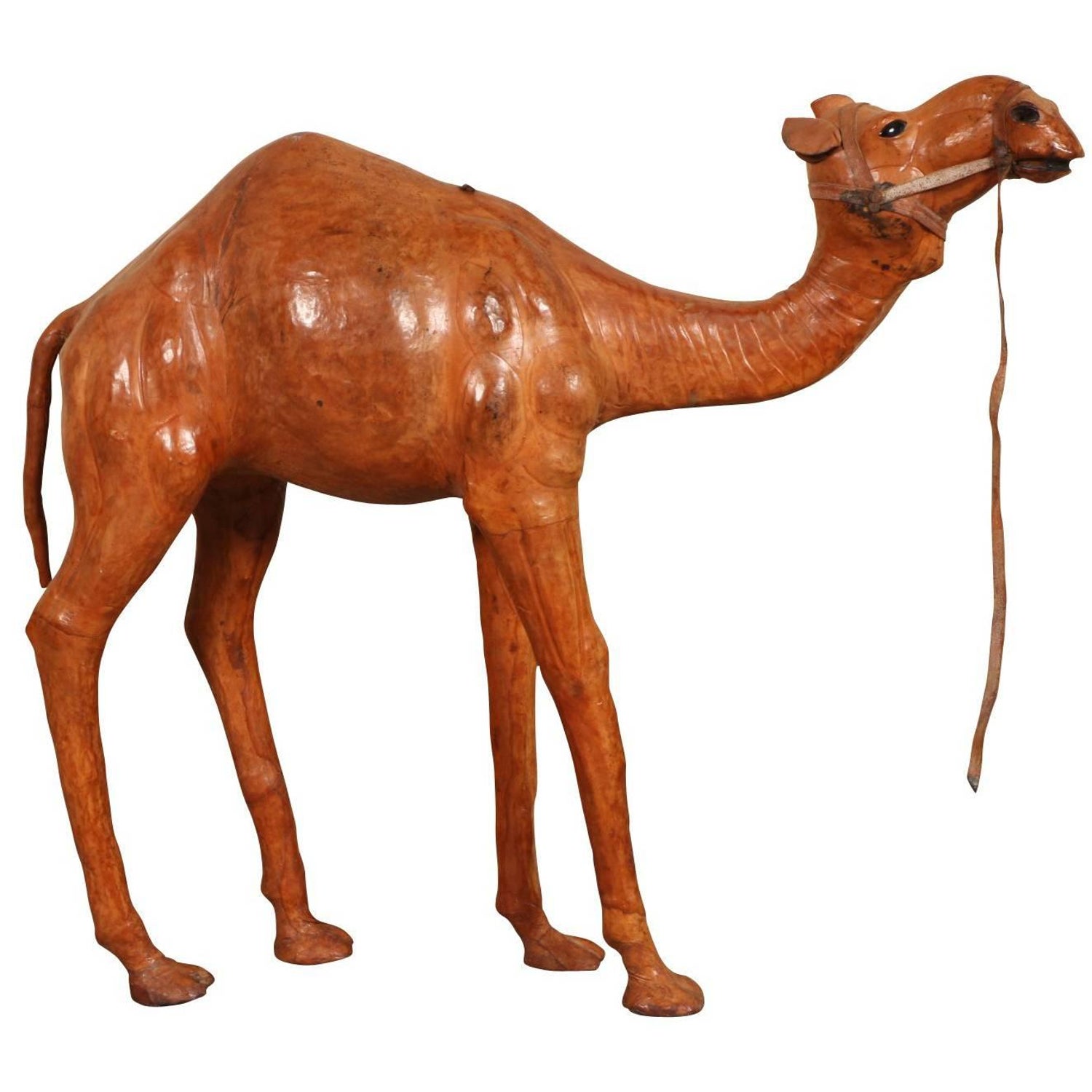 Vintage Leather Dromedary Camel Figure at 1stDibs | vintage leather camel,  classic camel, vintage camel