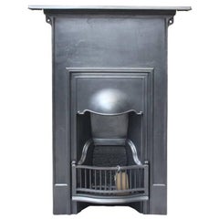 Restored Early 20th Century Cast Iron Bedroom Fireplace