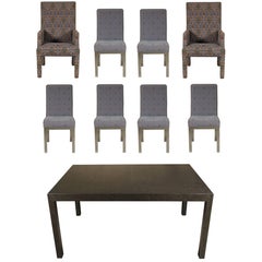 Modern Dining Set with Eight Chairs 9