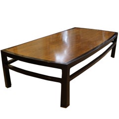 Mid-Century Modern Wormley for Dunbar Rare Mahogany Rectangular Coffee Table