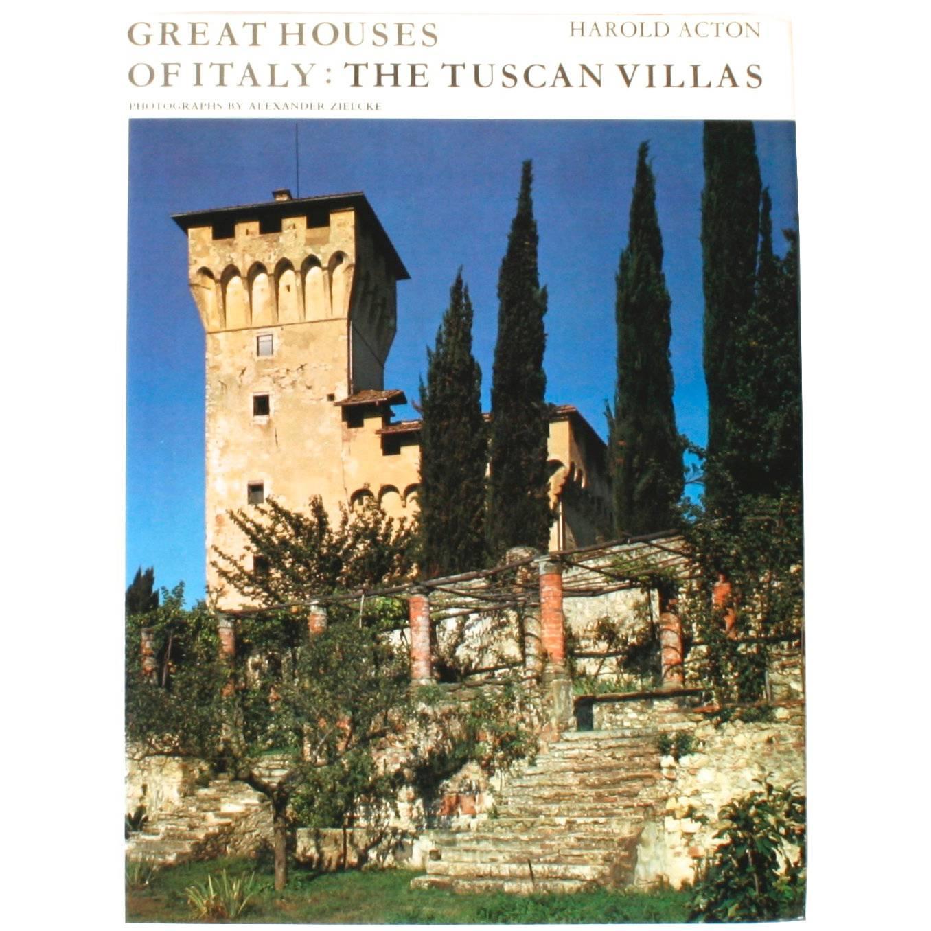 « The Tuscan Villas » (Les grandes maisons d'Italie) de Harold Acton, première édition