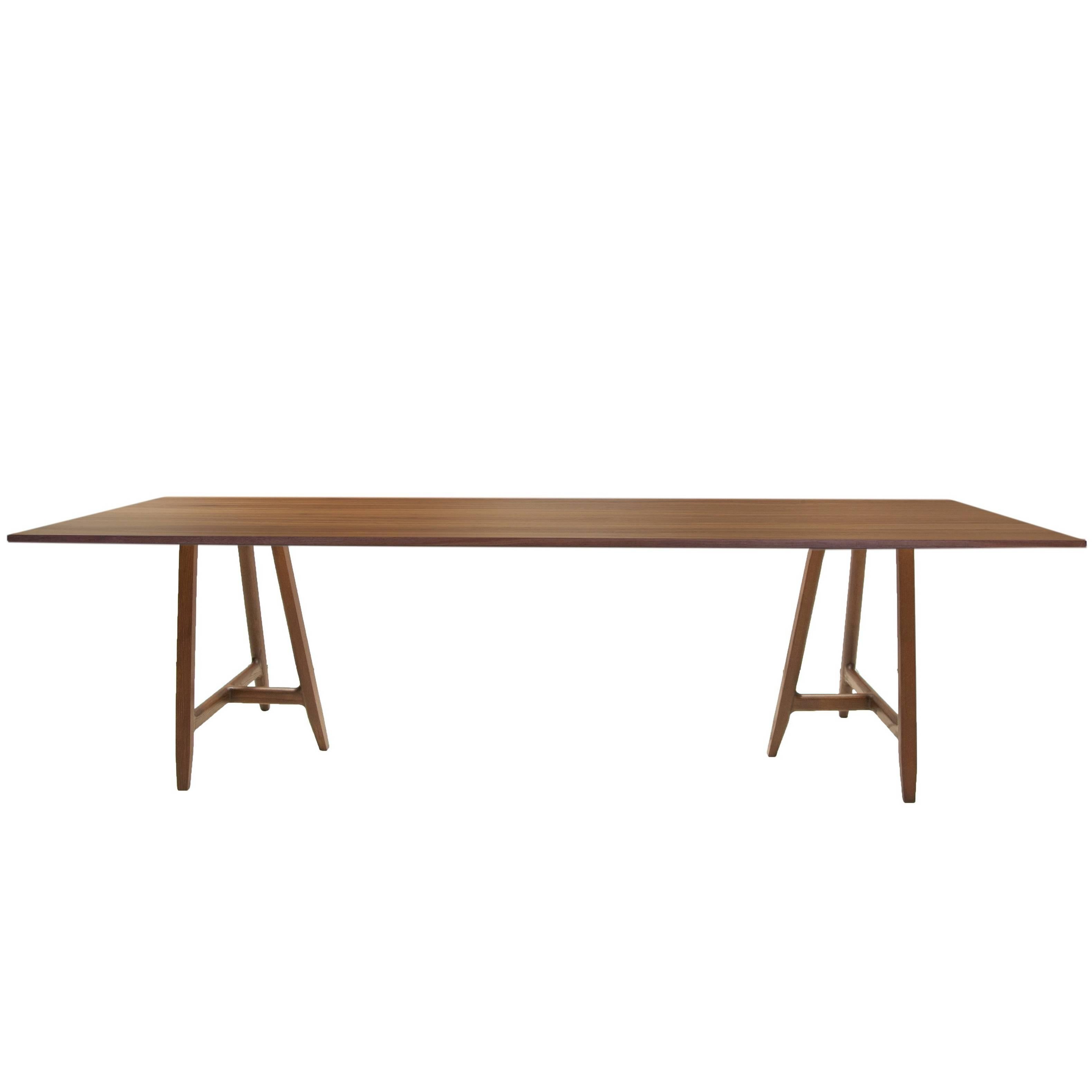 "Easel" Canaletto Walnut Table by Ludovica and Roberto Palomba for Driade For Sale