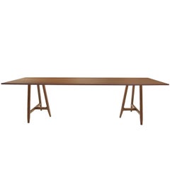 "Easel" Canaletto Walnut Table by Ludovica and Roberto Palomba for Driade