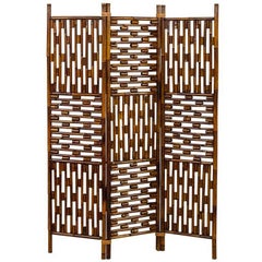 Retro Bamboo Room Divider