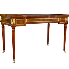 Fine Louis XVI Mahogany and Ormolu Mounted Tric Trac Table