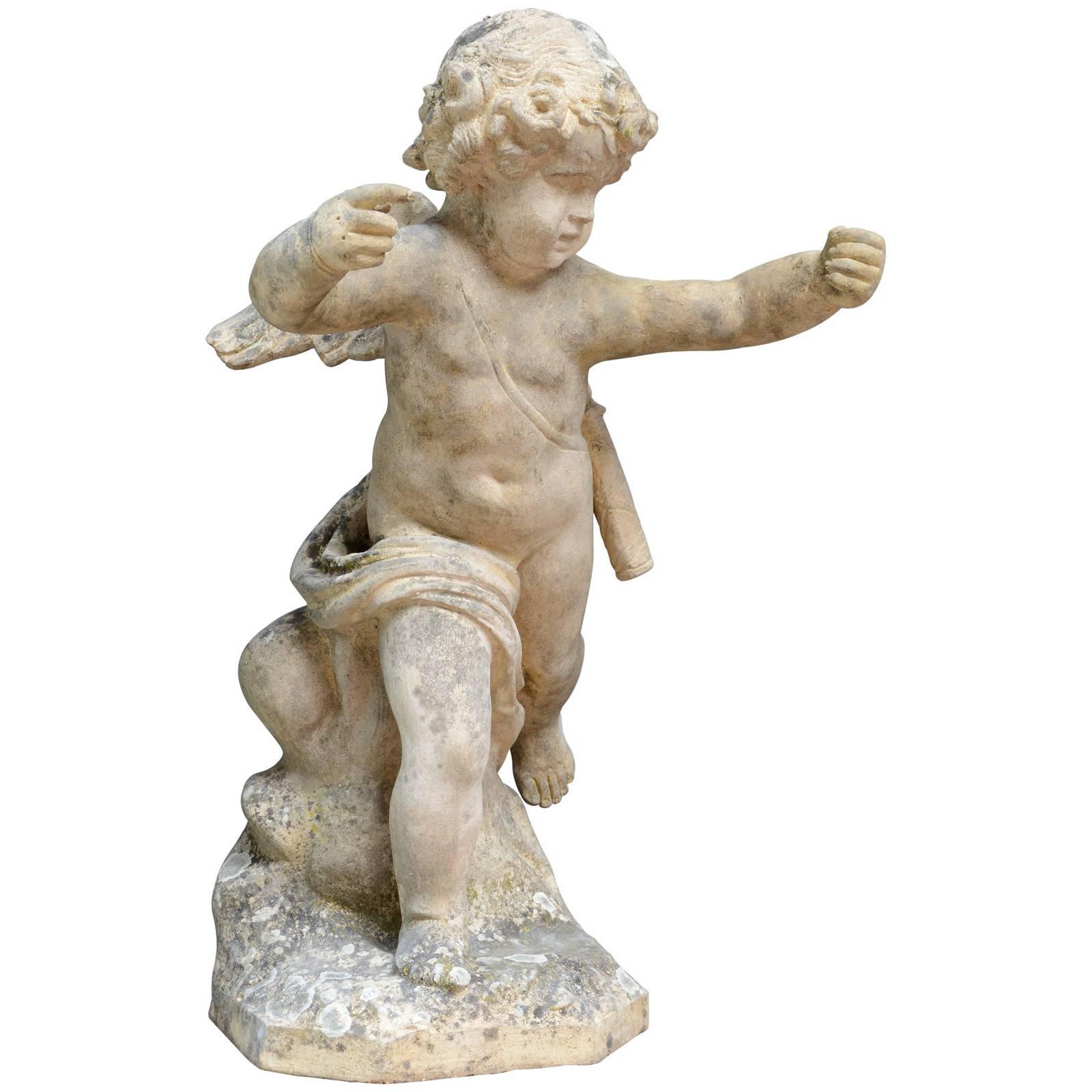 Statue of Cupid, 19th Century For Sale
