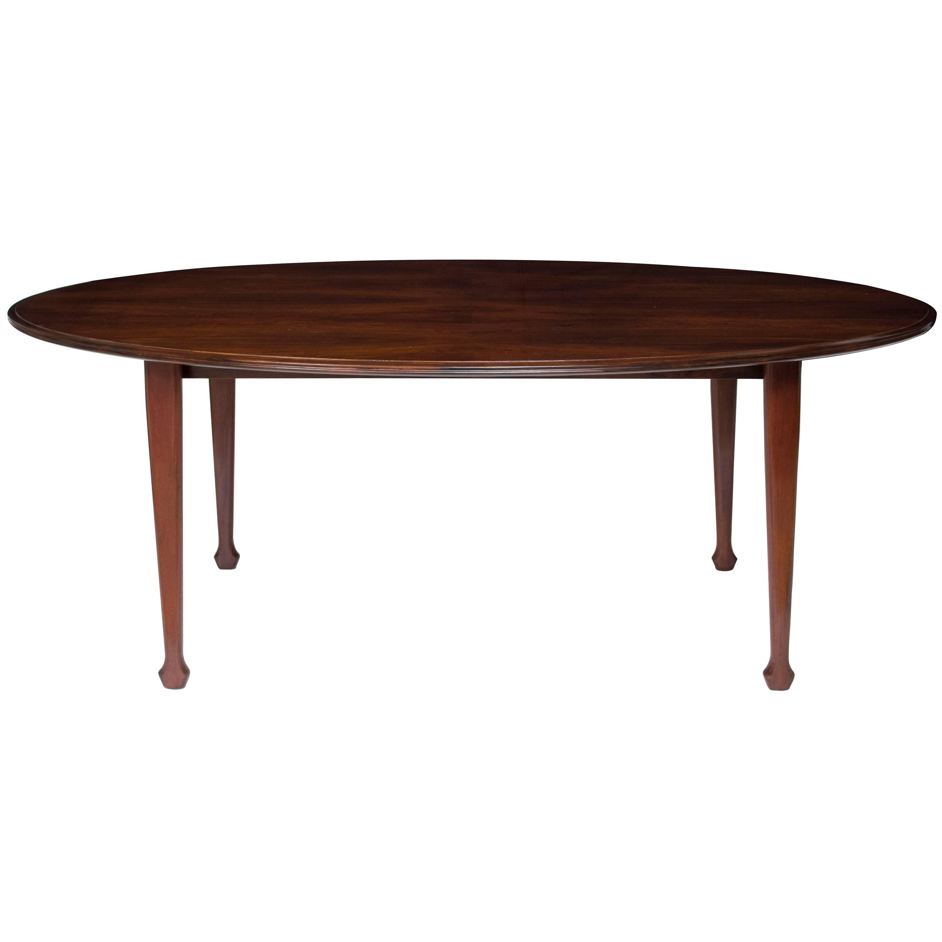 Elegant Oval Dining Table Mid Century Italian Design For Sale At 1stdibs