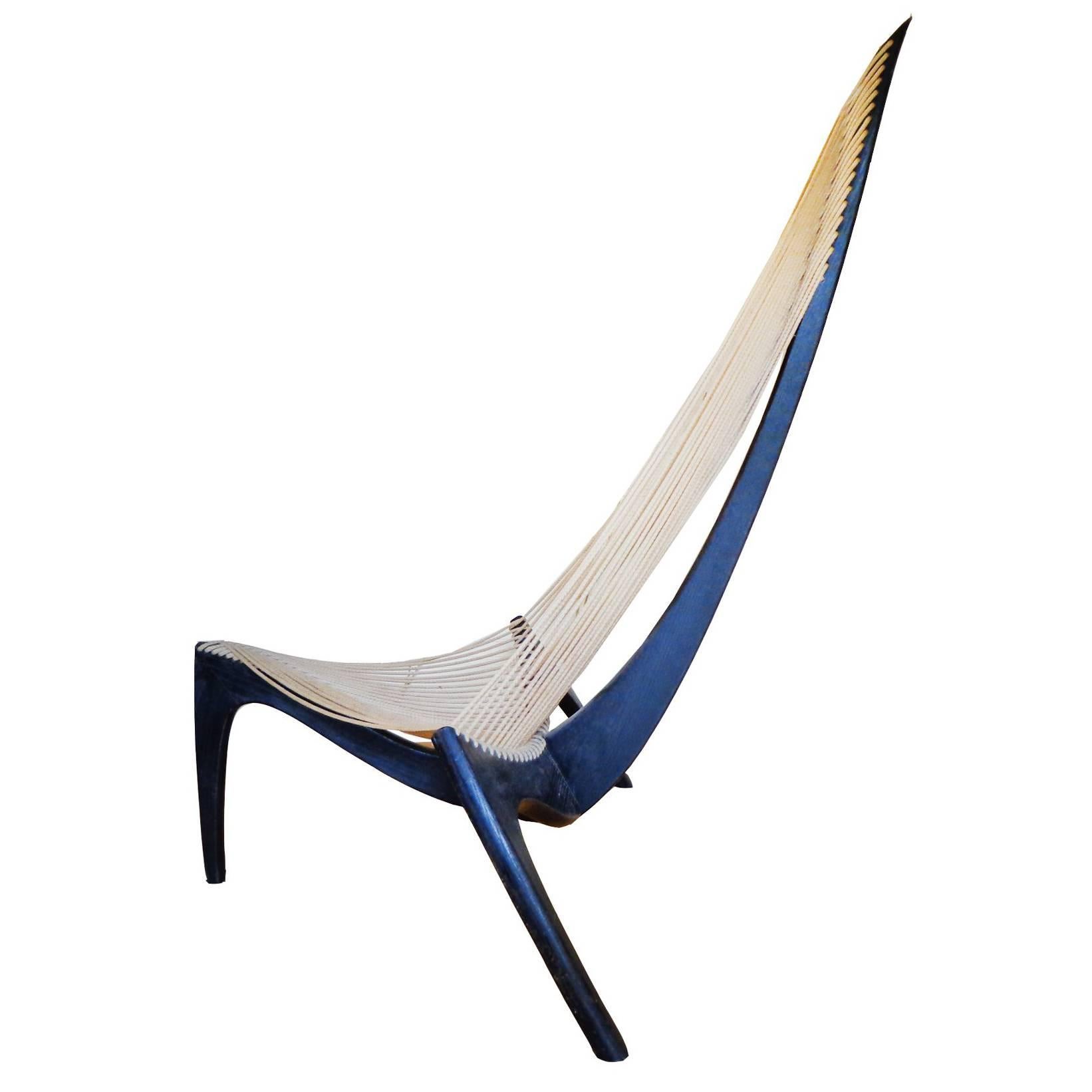 1960's Harp Chair by Jørgen Høvelskov for Christensen & Larsen, Denmark