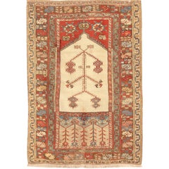 Rare Antique Turkish Ladik Rug, 17th Century