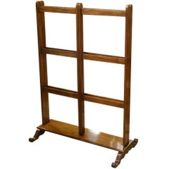 English Regency Mahogany Folding Towel Horse 11