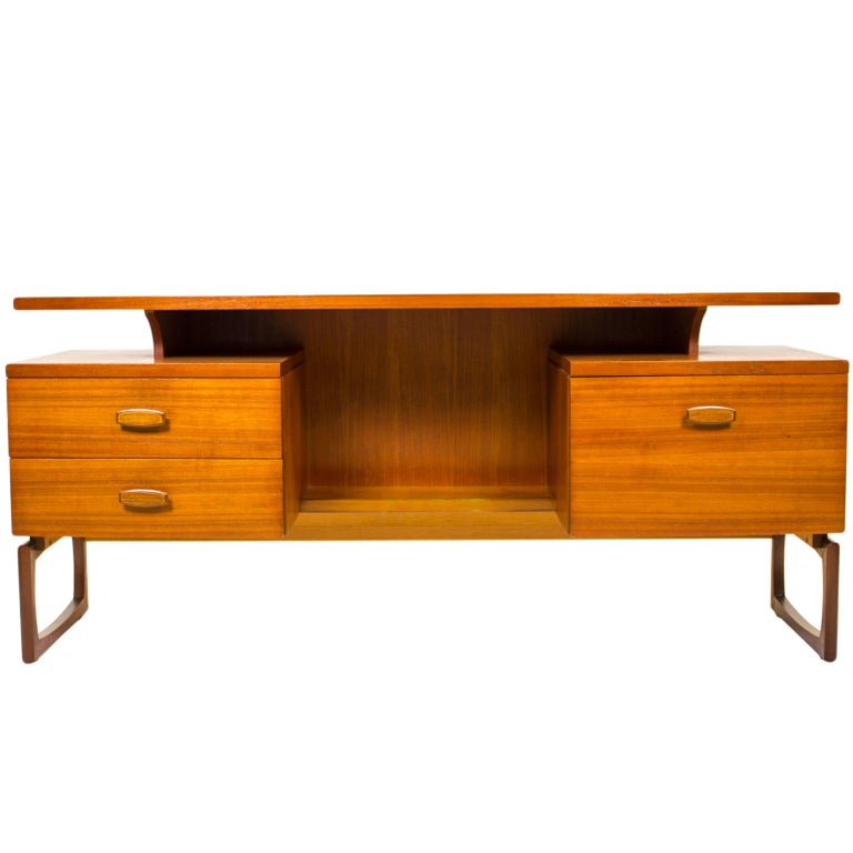 G Plan E Gomme Quadrille Desk or Dressing Table, MidCentury Eames Era at 1stDibs