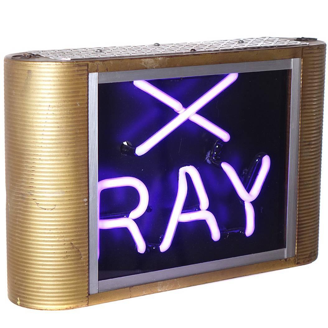 Art Deco X-Ray Neon Sign