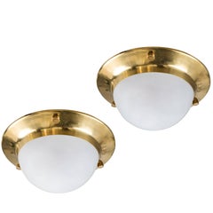 1960s Luigi Caccia Dominioni Large 'Tommy' Wall or Ceiling Lights for Azucena