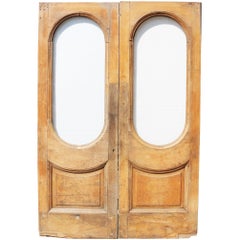Pair of Antique Oak 19th Century Swing Doors