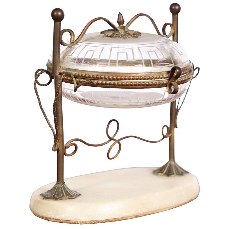 Antique Dresser Box on Stand For Sale at 1stDibs