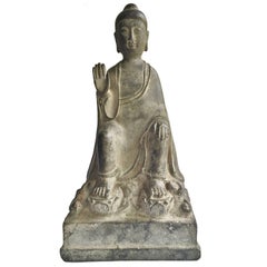 Antique Bronze No Fear Buddha